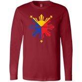 CoolPinoy Tricolor Unisex Jersey Long Sleeve T-Shirt